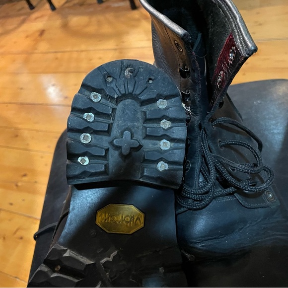Amazing Italian boots from film studio surplus! Size 11 all leather add Vibram!! - Picture 2 of 16